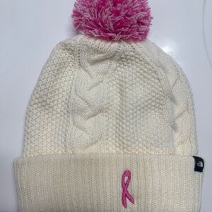 The North Face breast cancer awareness beanie